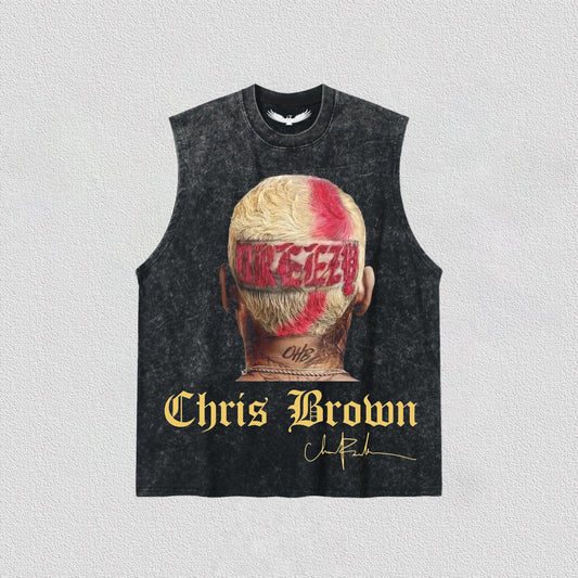 VINTAGE TANK TOP | Chris" Brown 5.0